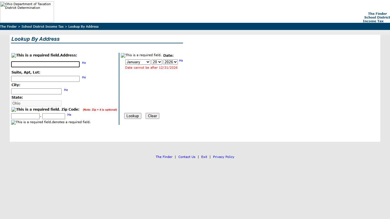 The Finder - Lookup By Address
